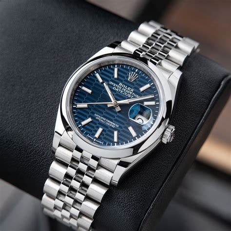 Rolex datejust 36 blue dial